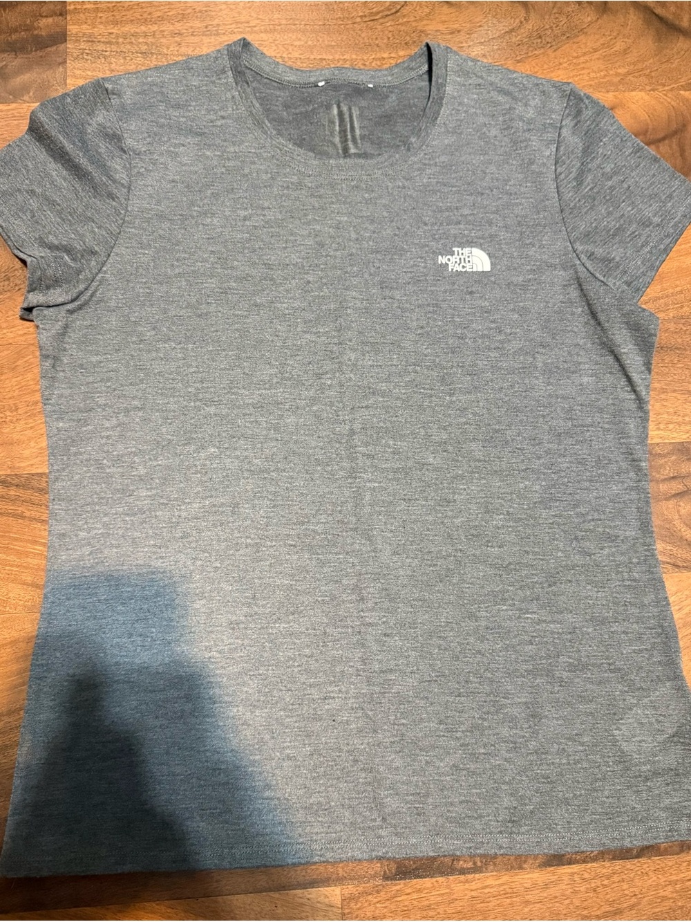 The North Face Heather Gray Short-Sleeve Logo Tee